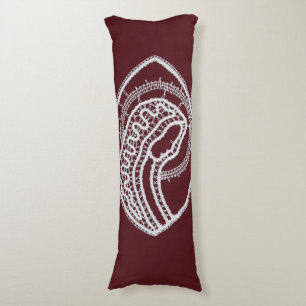 Coussins Longs Catholic Sainte Vierge Marie, dentelle