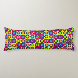 Coussins Longs cercles motif