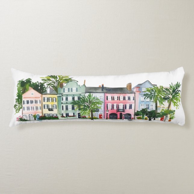 Coussins Longs Charleston South Carolina (Devant)