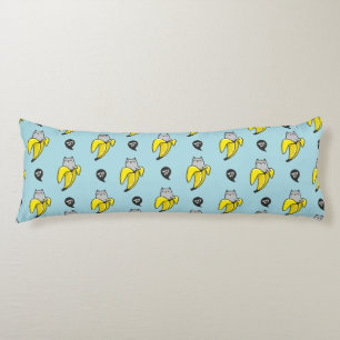 Coussins Longs Chat en banane
