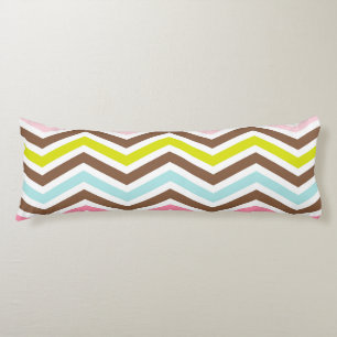Coussins Longs Chevron Motif