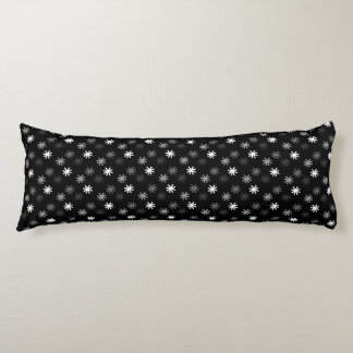 Coussins Longs Chic Asterisks - Classique - Arrière - plan noir