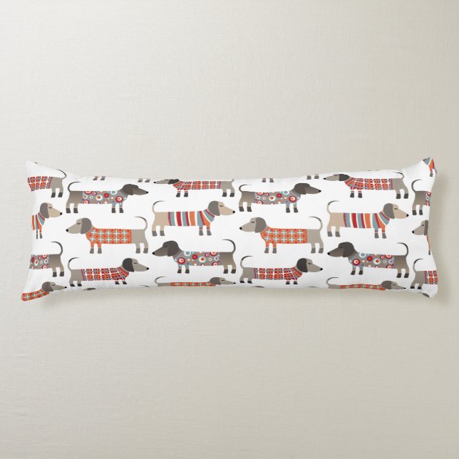 Coussins Longs Chien de saucisse Dachshund (Devant)