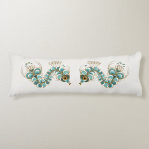 Coussins Longs Chimera - Peacock Seahorse Body Oreiller