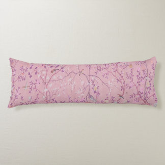 Coussins Longs Chinoiserie rose