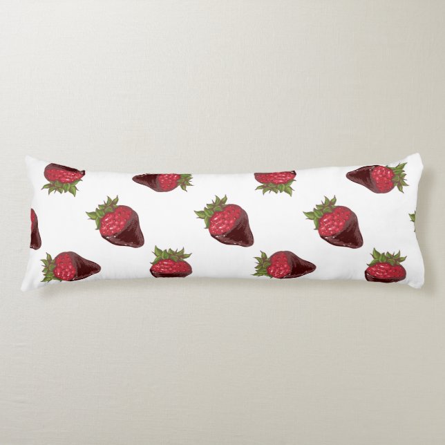 Coussins Longs Chocolat aux fraises (Devant)