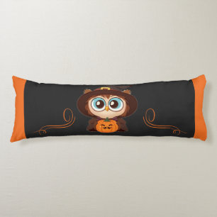 Coussins Longs Chouette/Automne/Automne/Halloween/citrouille