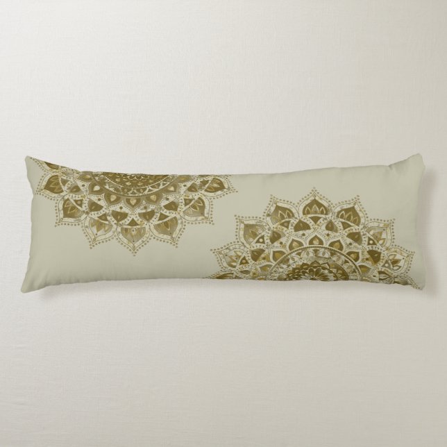 Coussins Longs Classique Mandala Inde Style 4 (Devant)