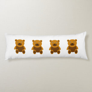 Coussins Longs Clipart Brown de nounours