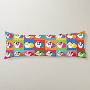 Coussins Longs Cobayes d'art de bruit