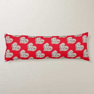 Coussins Longs Coeur de poulet