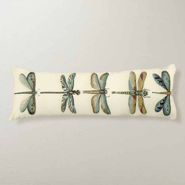 Coussins Longs Collection de libellules par Chariklia Zarris (Devant)