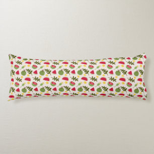 Coussins Longs Collection de Motifs de paniers de fruits - pastèq