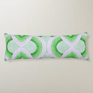Coussins Longs Conception de arc-en-ciel groovy vintage en menthe