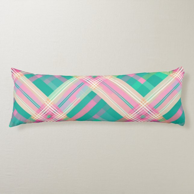 Coussins Longs Conception Plaid multicolore (Devant)