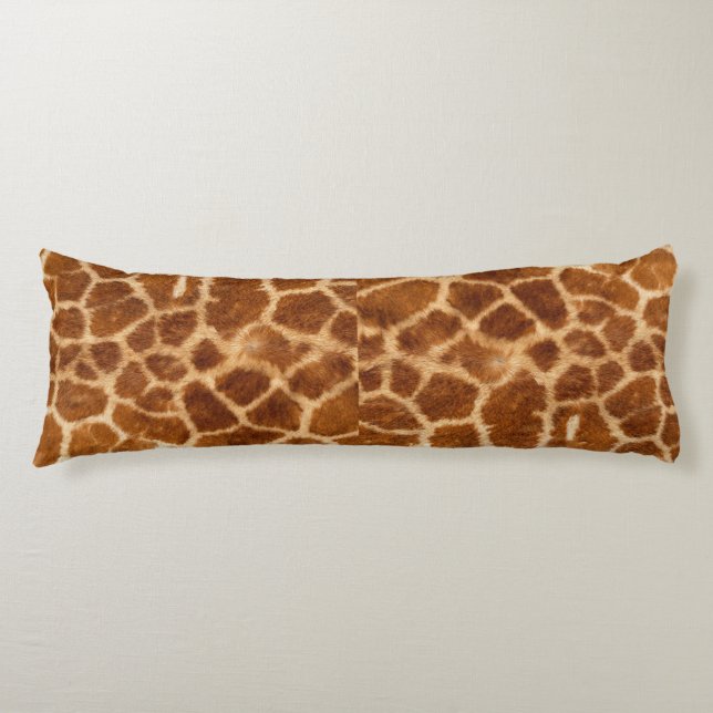 Coussins Longs copie animale de girafe de safari africain (Devant)