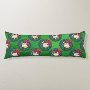 Coussins Longs Courbe de Noël de volley-ball
