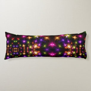 Coussins Longs Couverture Sherpa Étoile Éclatante Lumineuse