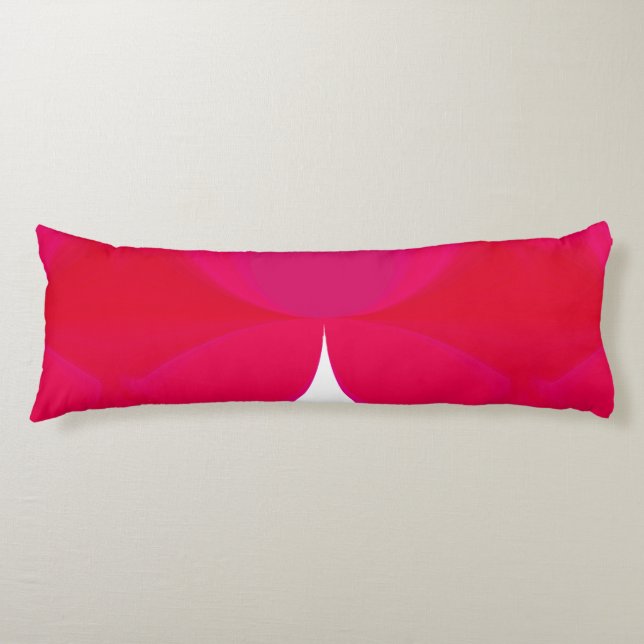 Coussins Longs Créez votre propre nuance rouge et blanche violet  (Devant)