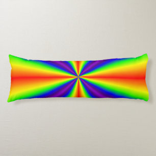 Coussins Longs Croix arc-en-ciel