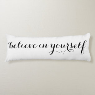 Coussins Longs Croyez en vous-même de motivation personnalisé