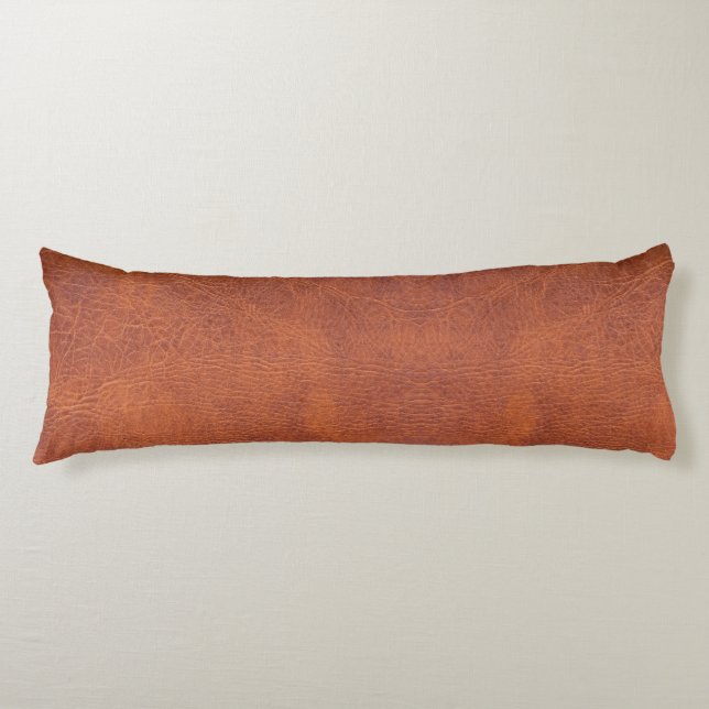 Coussins Longs cuir Brown (Devant)