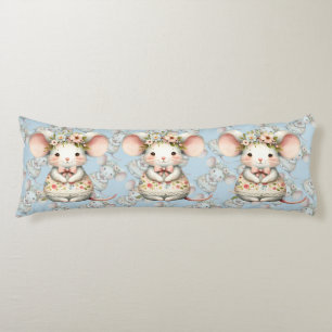Coussins Longs Cuisine Florale Souris Couronne Fleur