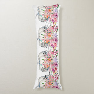 Coussins Longs Décor de la maison de Citrouille blanc Aquarelle f