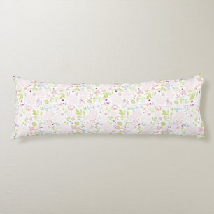 Coussins Longs déploiement de motif floral