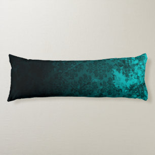 Coussins Longs Design Turquoise Damask