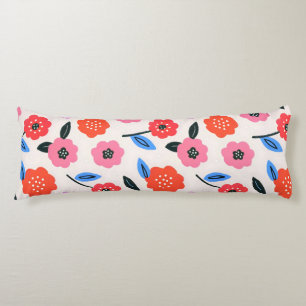 Coussins Longs dessin de fleurs de Han