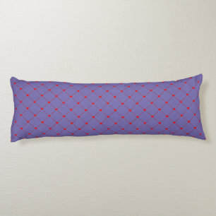 Coussins Longs Diamond Shaped Red Heart & Line Art