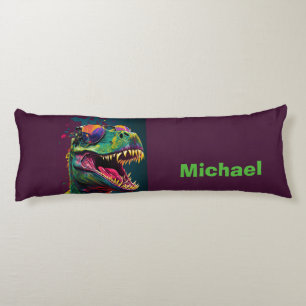 Coussins Longs Dino T Rex mignon préhistorique