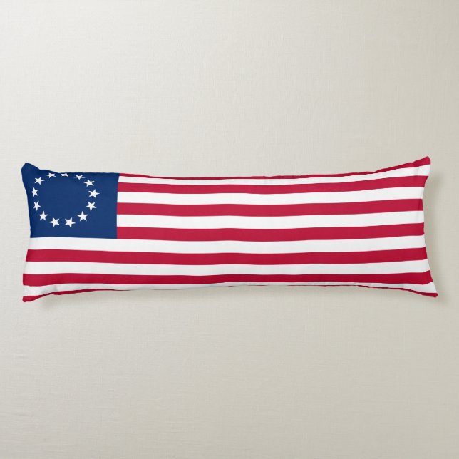Coussins Longs Drapeau américain Betsy Ross (Dos)