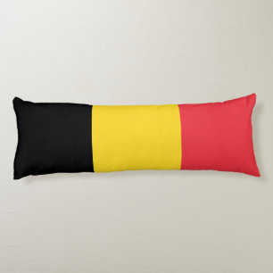 Coussins Longs Drapeau belge patriotique