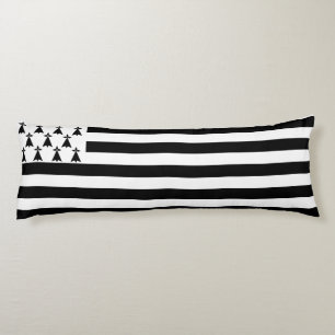 Coussins Longs Drapeau breton patriotique