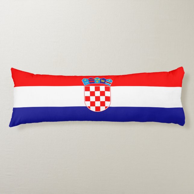 Coussins Longs Drapeau croate (Devant)