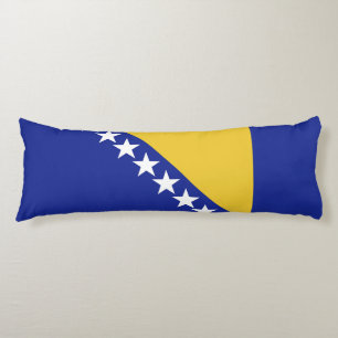 Coussins Longs Drapeau de Bosnie-Herzégovine