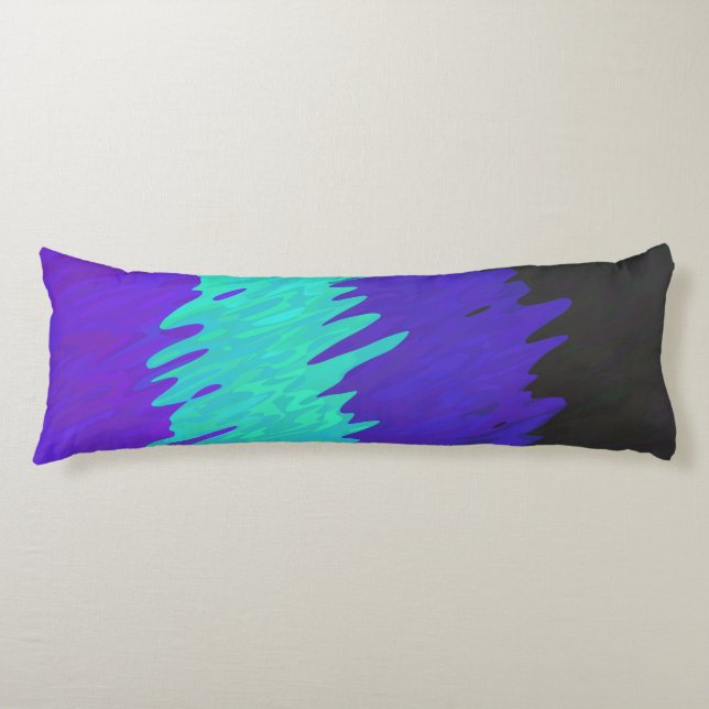 Coussins Longs Drapeau de fierté Alexigender Abstrait Squiggly Tr (Devant)
