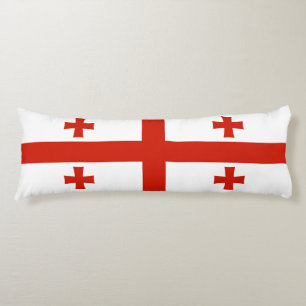 Coussins Longs Drapeau de Géorgie