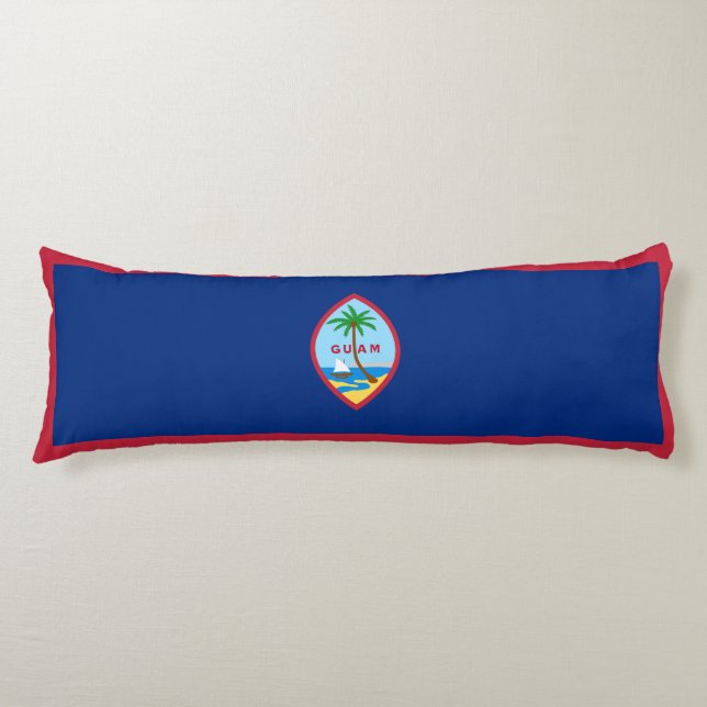 Coussins Longs Drapeau de Guam (Devant)