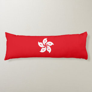Coussins Longs Drapeau de Hong Kong