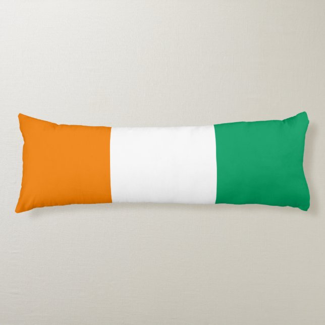 Coussins Longs Drapeau de la Côte d'Ivoire (Devant)