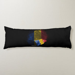 Coussins Longs Drapeau de la Roumanie