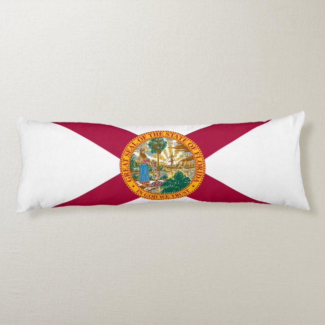 Coussins Longs Drapeau de l'État de Floride (Dos)