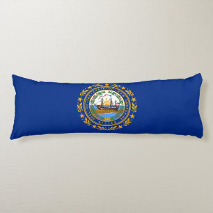 Coussins Longs Drapeau de l'État du New Hampshire