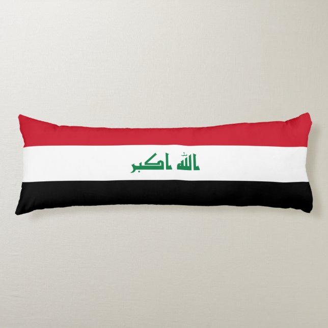 Coussins Longs Drapeau de l'Irak (Devant)