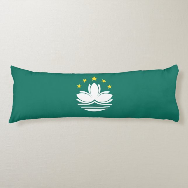 Coussins Longs Drapeau de Macao (Devant)