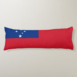 Coussins Longs Drapeau de Samoa