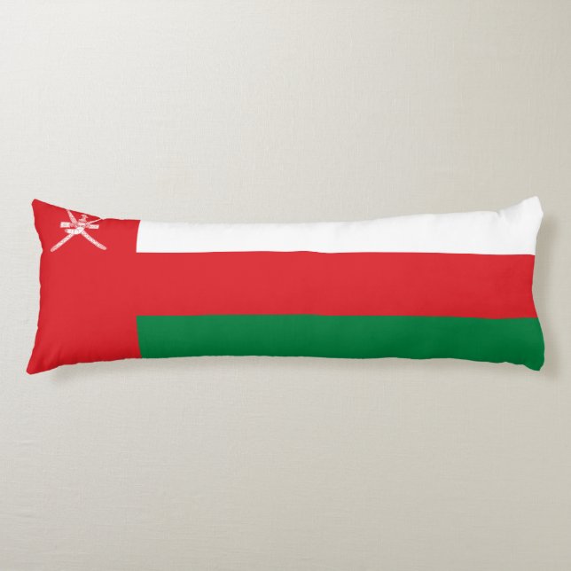 Coussins Longs Drapeau d'Oman (Devant)